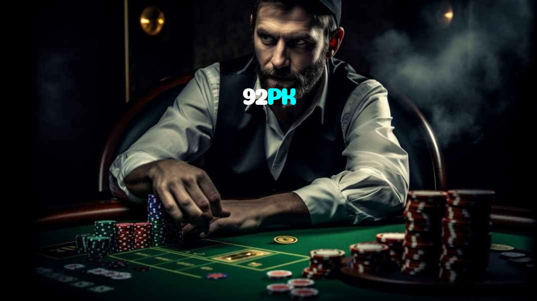 92PK casino presented on mobile device in Pakistan with slots and live games